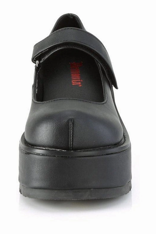 DOLLIE-01 Lolita | Black Faux Leather
