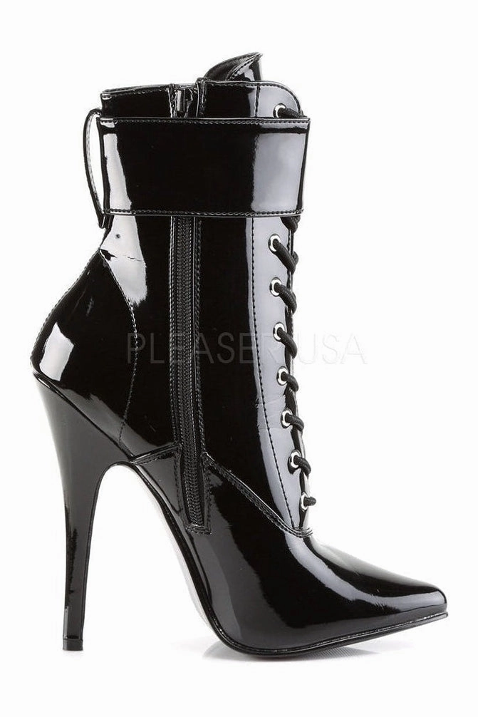 DOMINA-1023 Ankle Boot | Black Patent