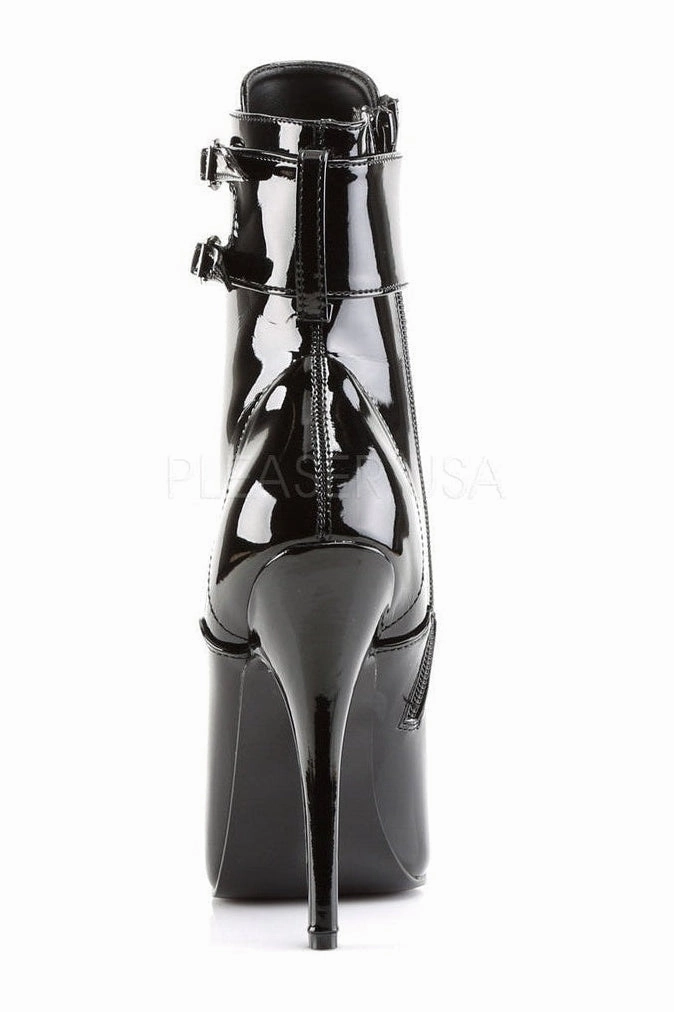 DOMINA-1023 Ankle Boot | Black Patent