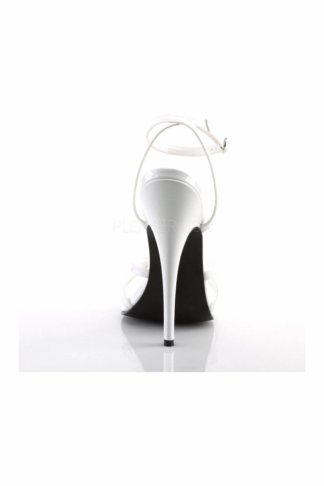 DOMINA-108 Sandal  | White Patent