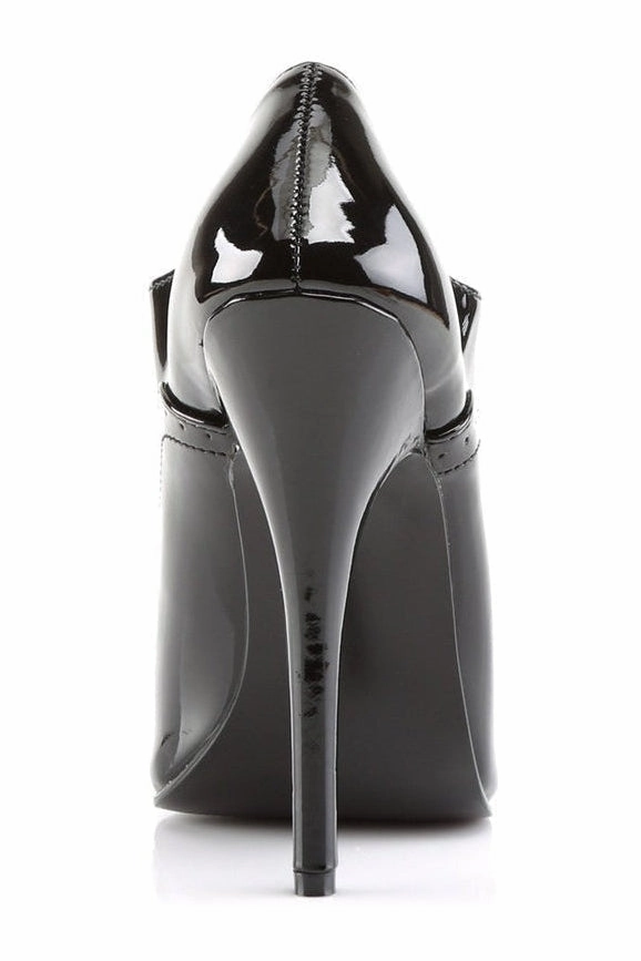 DOMINA-460 Ankle Bootie  | Black Patent