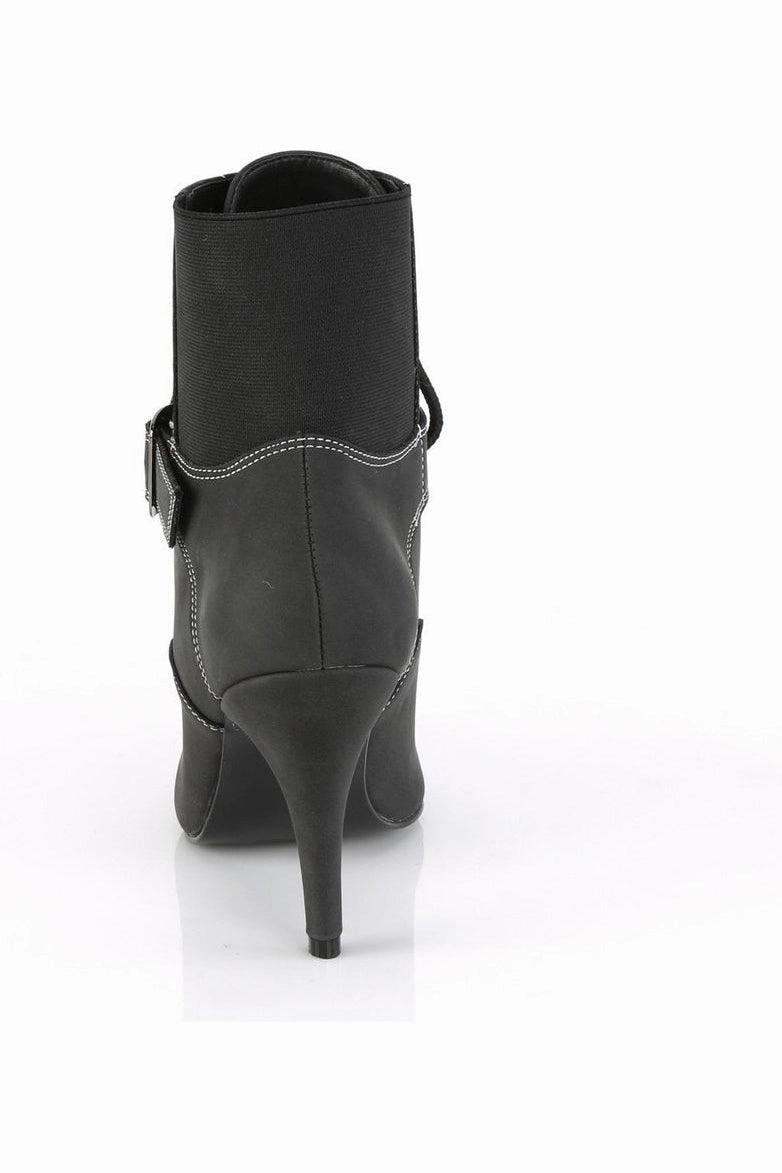 DREAM-1022 Ankle Boot | Black Faux Leather
