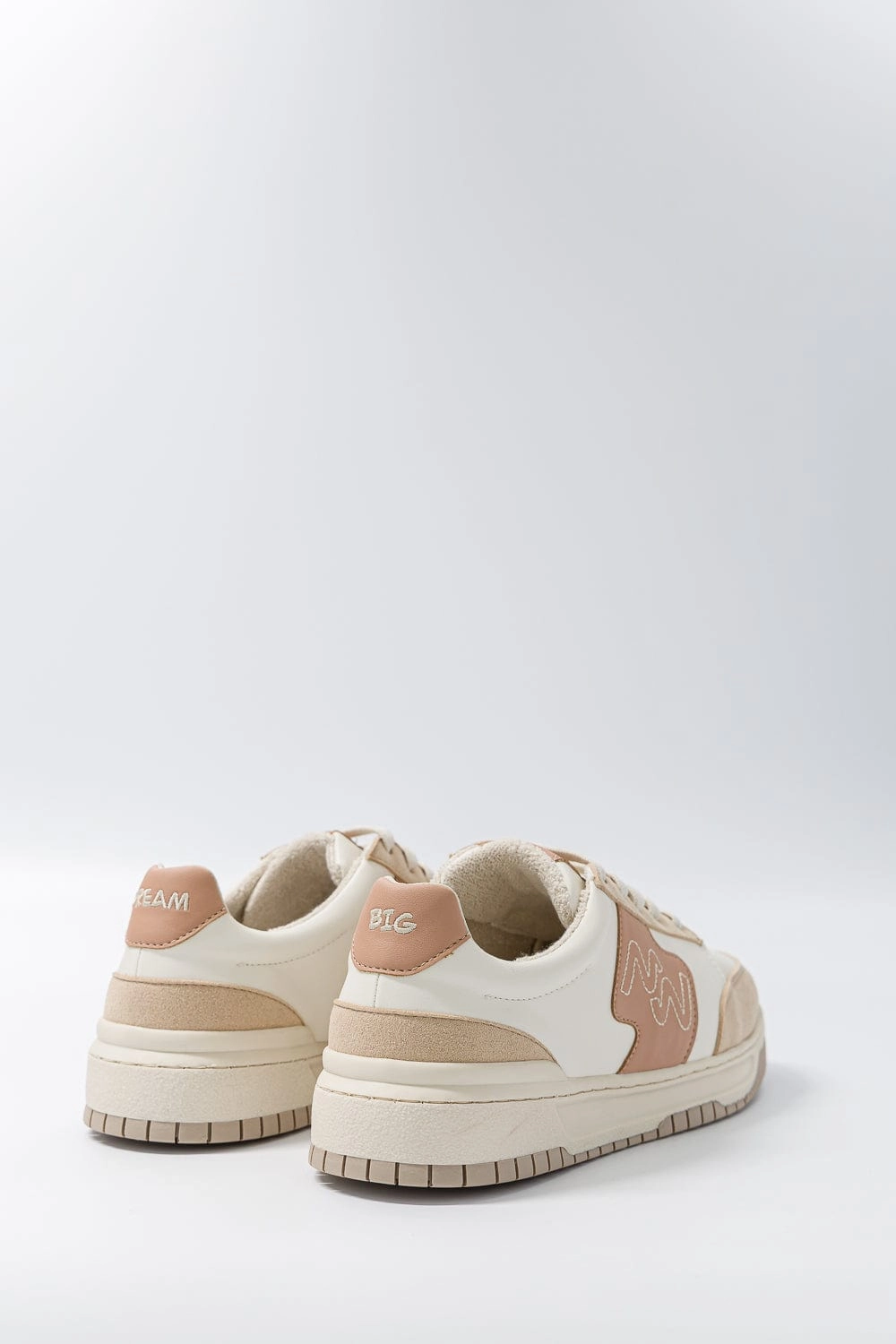 Dream Big Unisex Vegan Corn Leather Sneakers | Cafe Latte