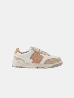 Dream Big Unisex Vegan Corn Leather Sneakers | Cafe Latte