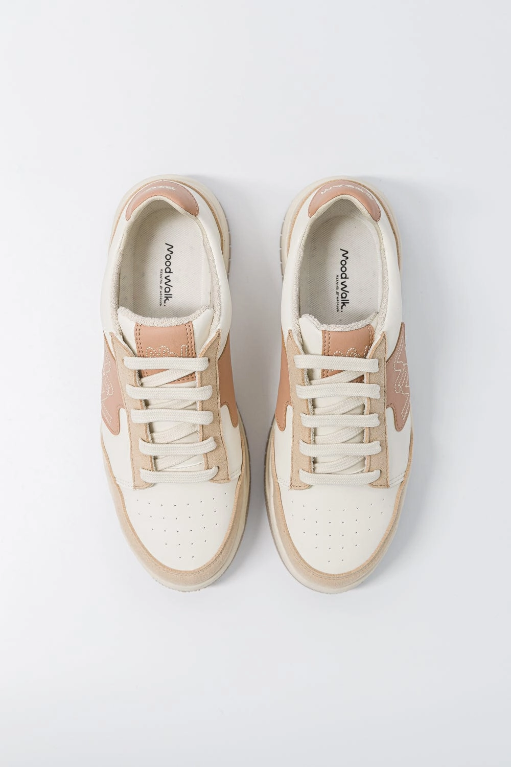 Dream Big Unisex Vegan Corn Leather Sneakers | Cafe Latte