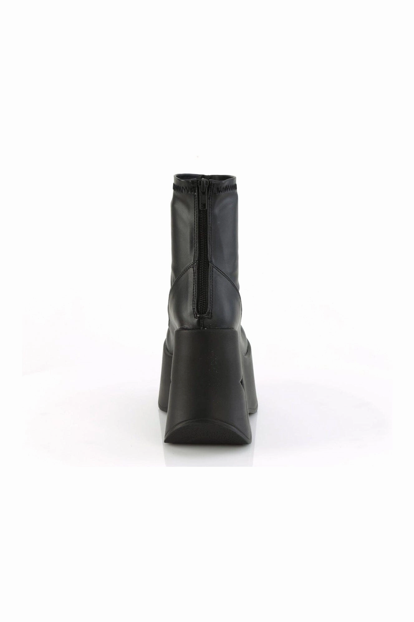 DYNAMITE-100 Black Hologram Patent Ankle Boot