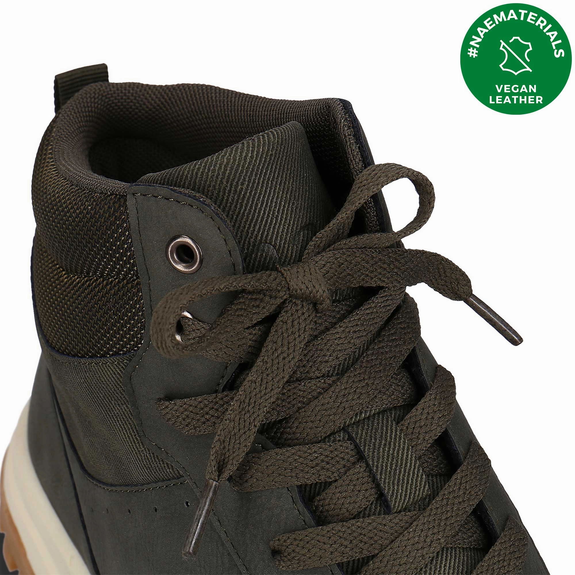 Eban Men's High Top Vegan Sneakers | Green