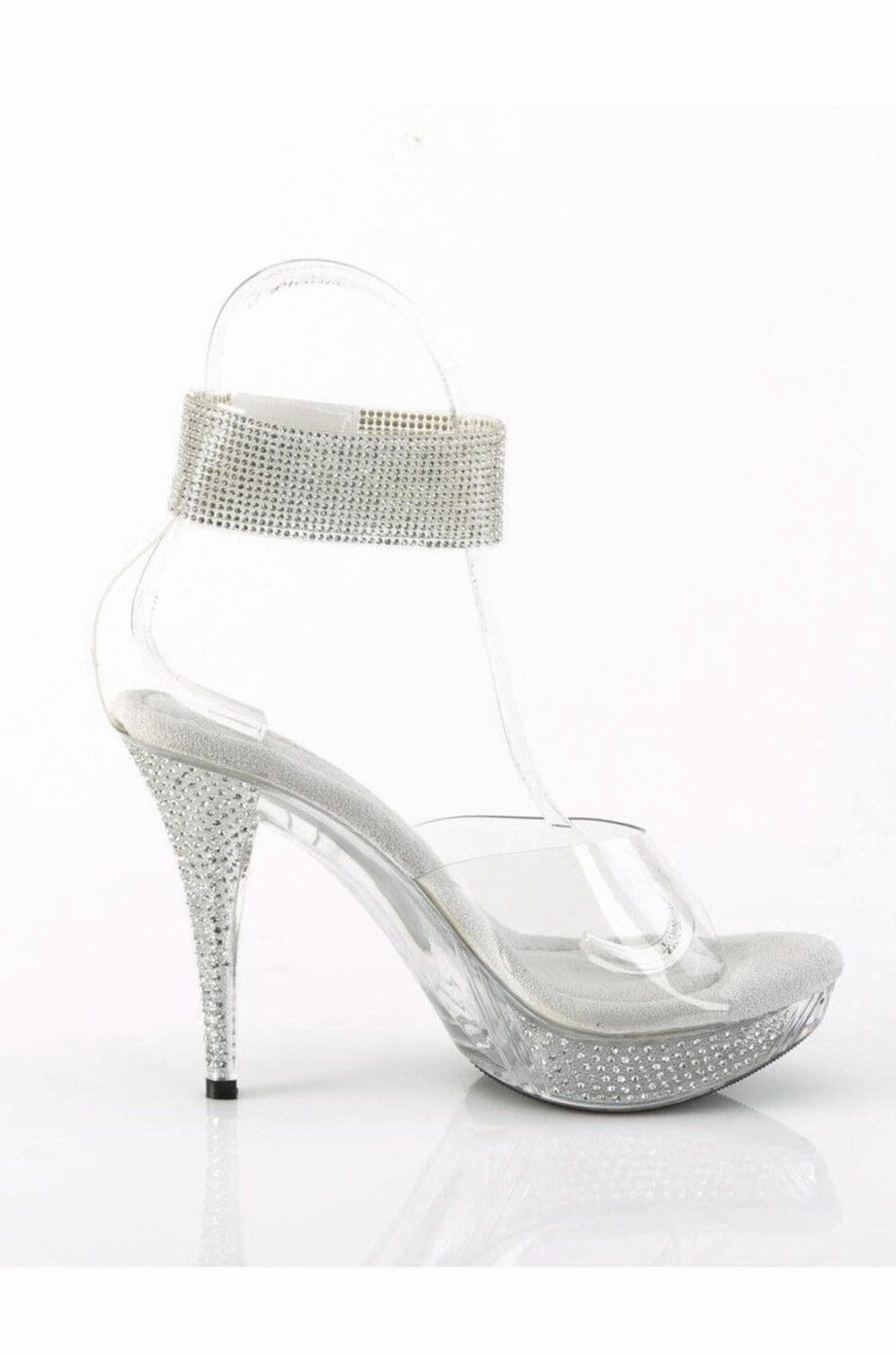 ELEGANT-442 Clear Vinyl Sandal