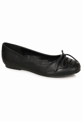 Ellie 100-BATTY 1" Heel Women's Flat With Bat Wing Details