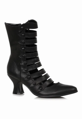 Ellie 253-AVA 2.5" Heel Victorian Ankle Boot