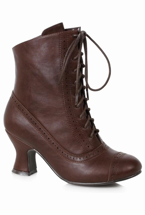 Ellie 253-SARAH 2.5" Heel Victorian Bootie