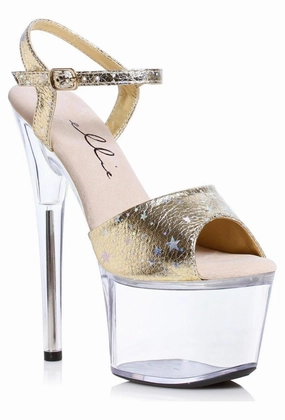 Ellie 709-CELESTE 7" Sandal With Star Details