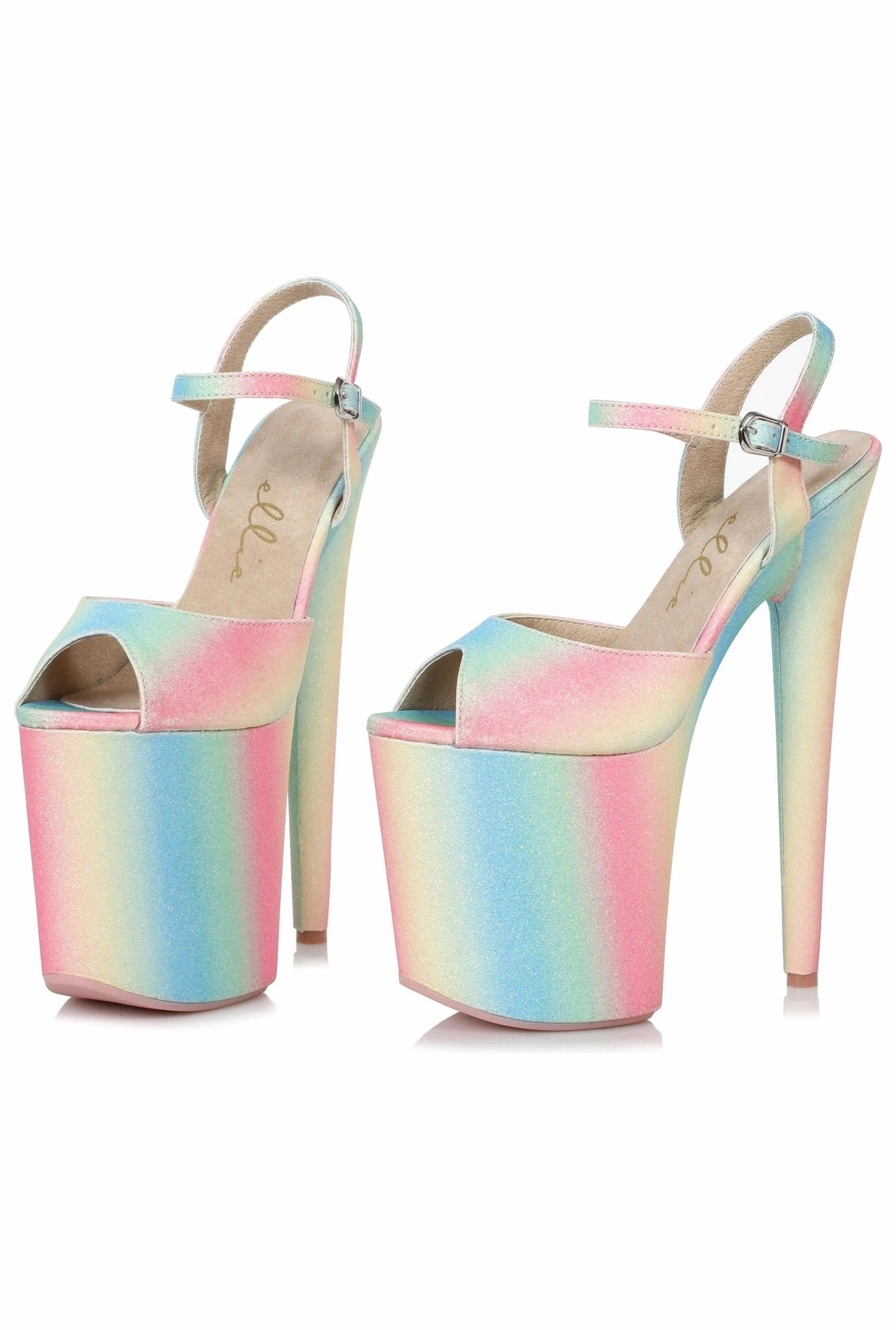 Ellie 850-BUBBLE 8" Multi Sandal