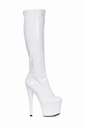 Ellie Shoes 709-ZEMMA Stiletto Stretch Knee High Boot with Zipper