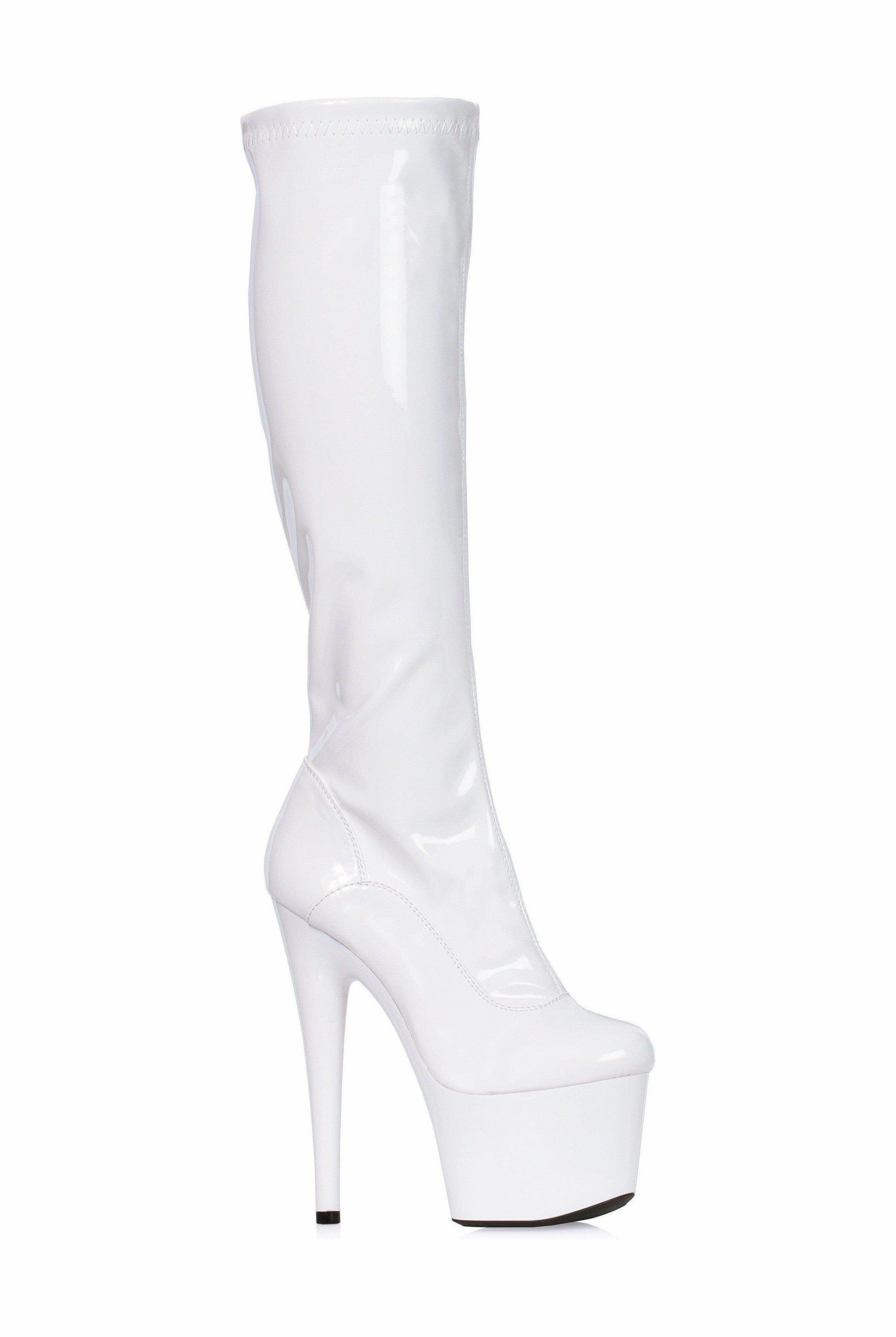 Ellie Shoes 709-ZEMMA Stiletto Stretch Knee High Boot with Zipper