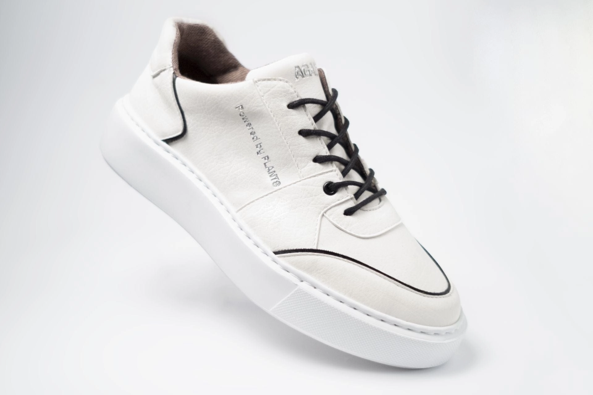 Emi Women's Vegan Leather Sneakers | Off White