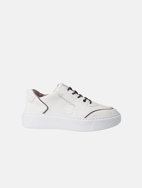Emi Women's Vegan Leather Sneakers | Off White