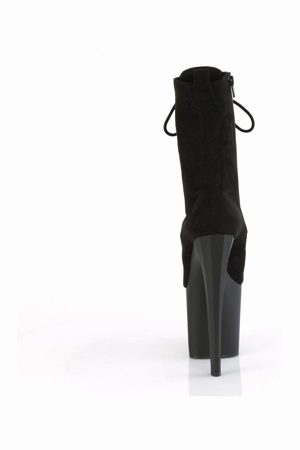 ENCHANT-1040 Black Faux Suede Knee Boot