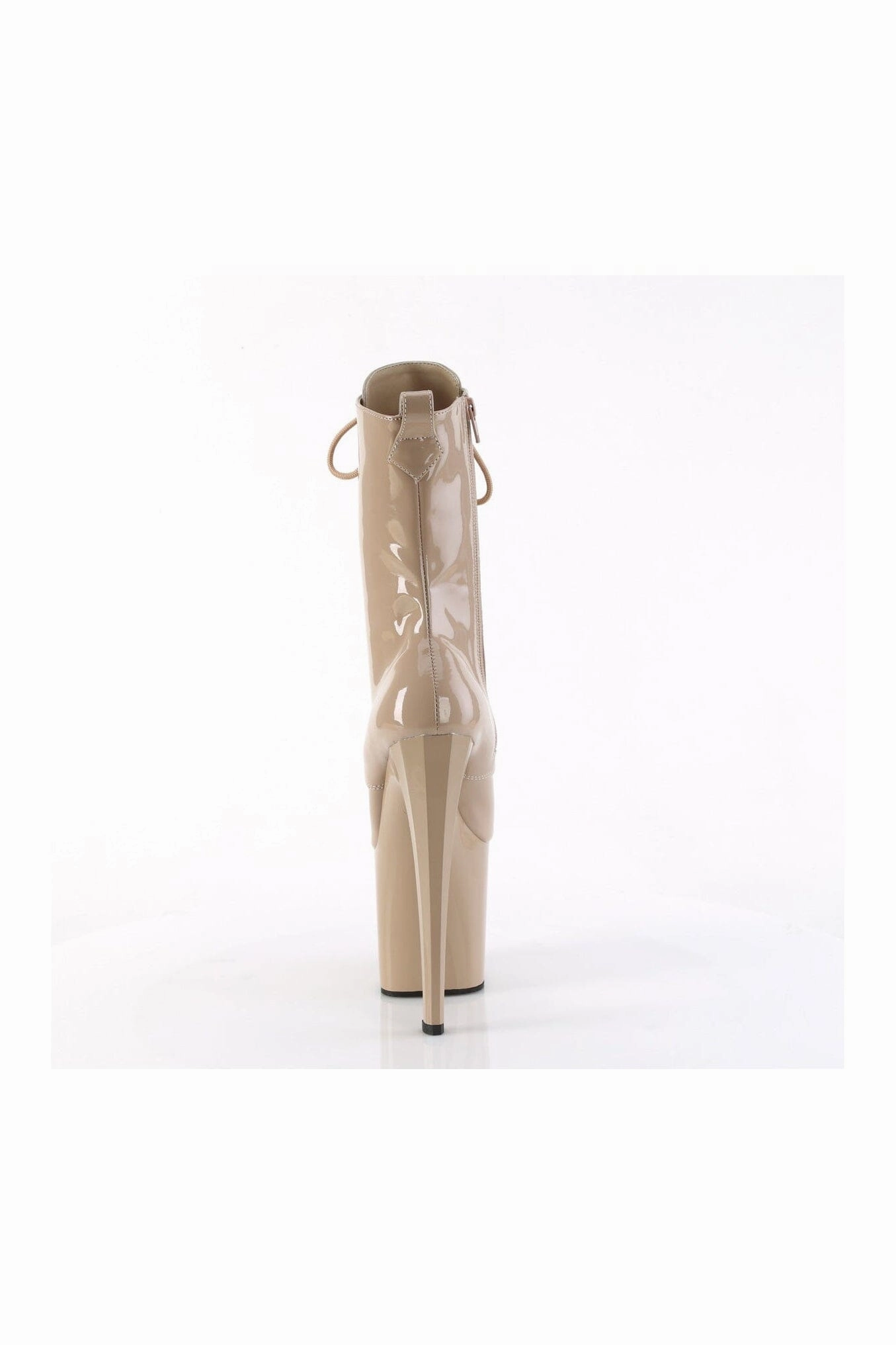 ENCHANT-1040 Nude Patent Ankle Boot