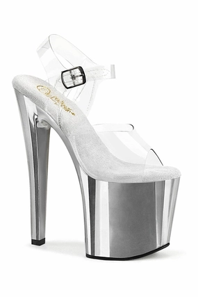 ENCHANT-708 Clear Vinyl Sandal