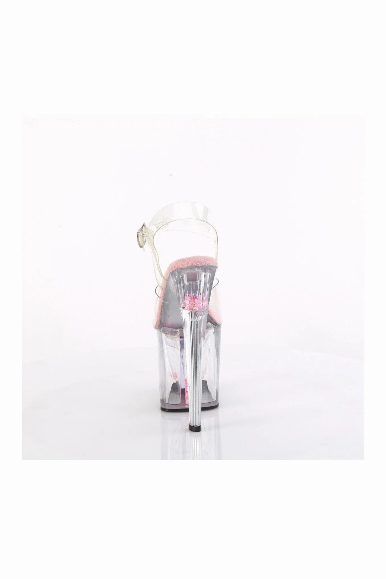 ENCHANT-708AQUA-03 Clear Vinyl Sandal