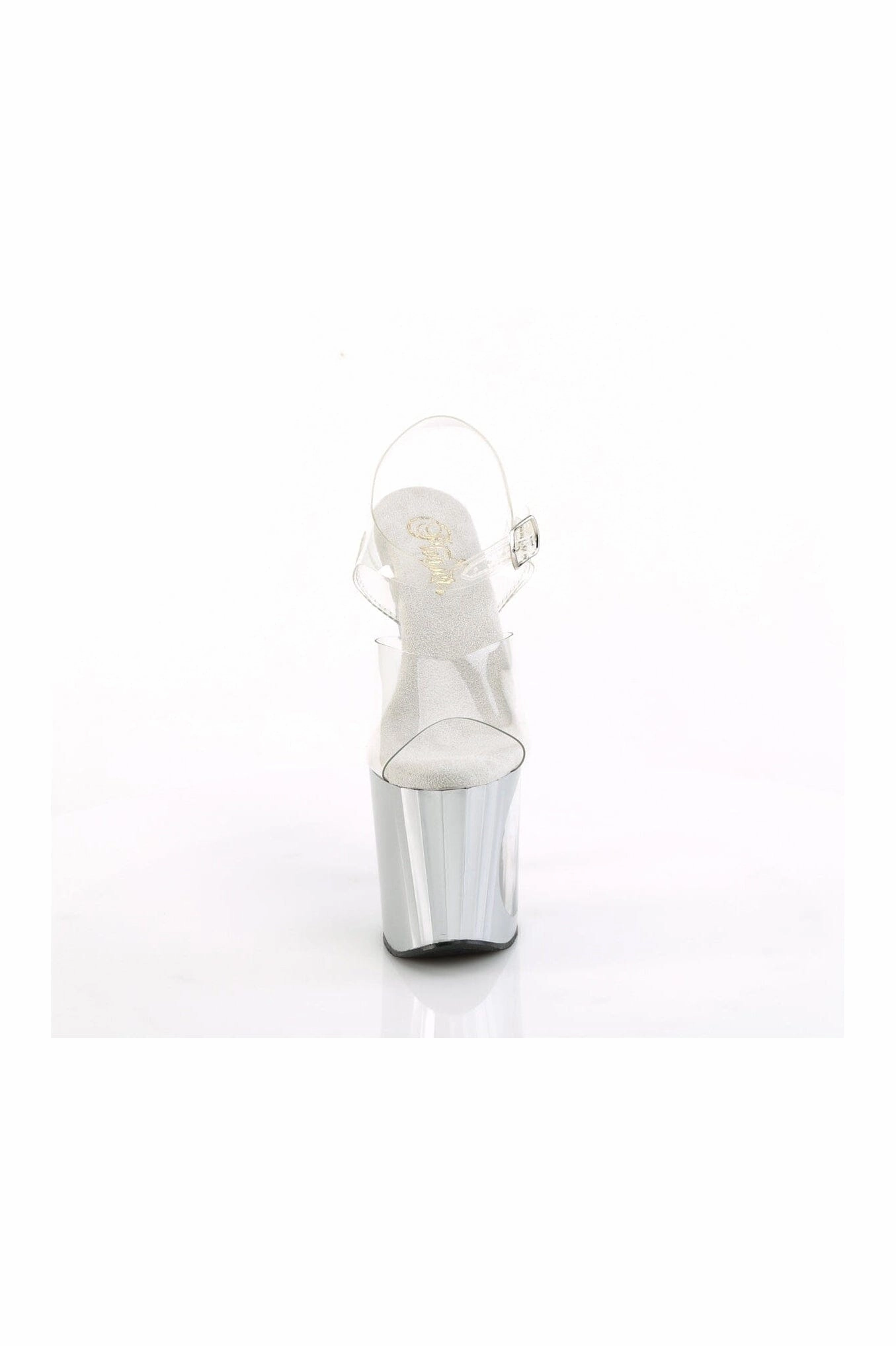 ENCHANT-708LT-CIRCLE Clear Vinyl Sandal