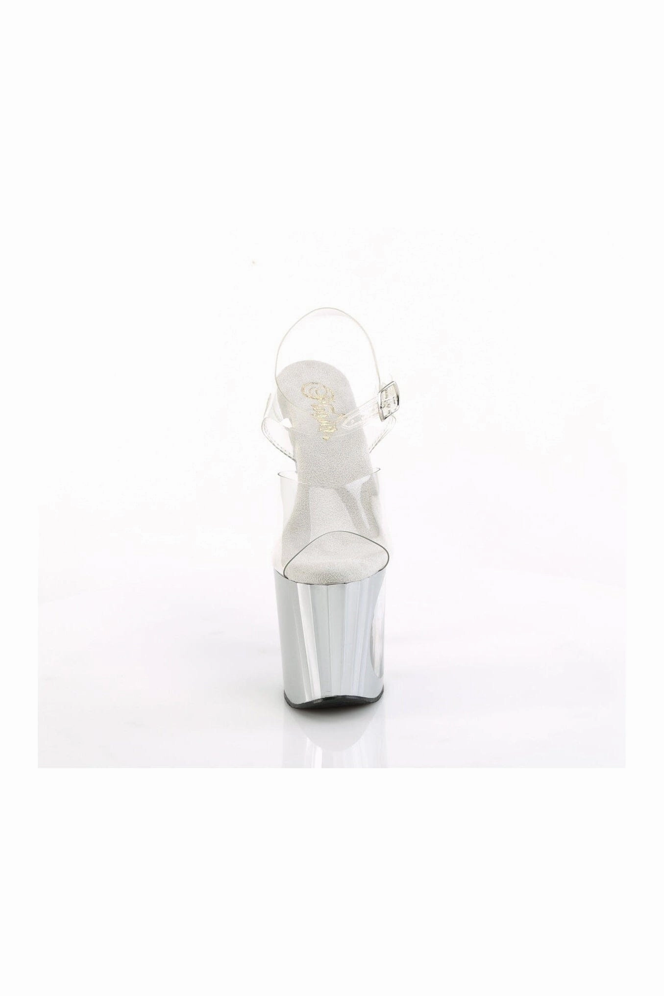 ENCHANT-708LT-CIRCLE Clear Vinyl Sandal