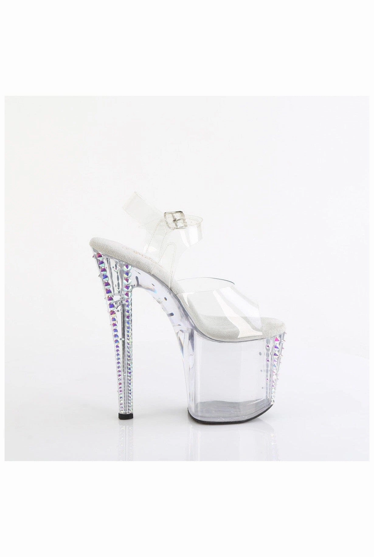 ENCHANT-708RS-02 Clear Vinyl Sandal