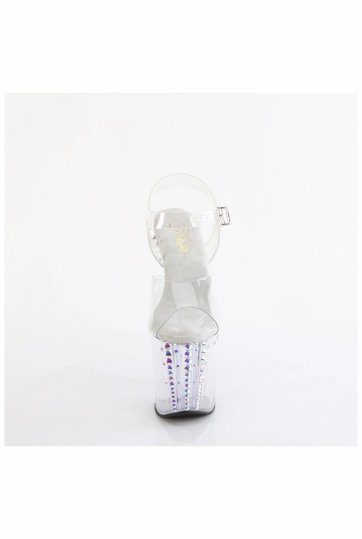 ENCHANT-708RS-02 Clear Vinyl Sandal