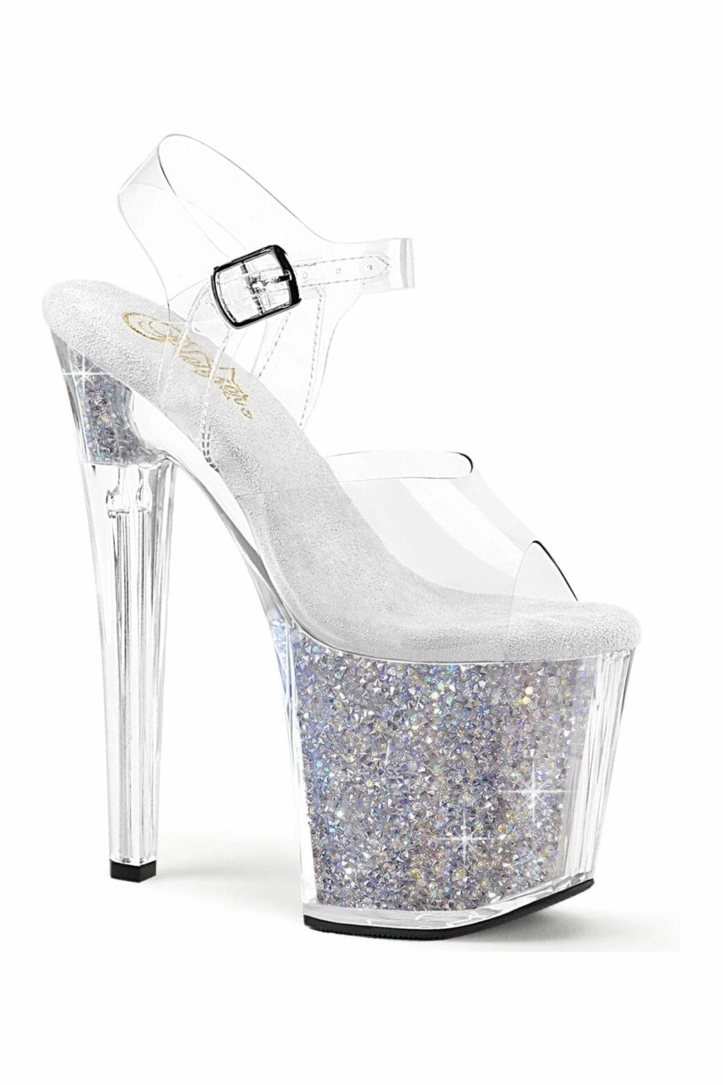 ENCHANT-708RSI Clear Vinyl Sandal