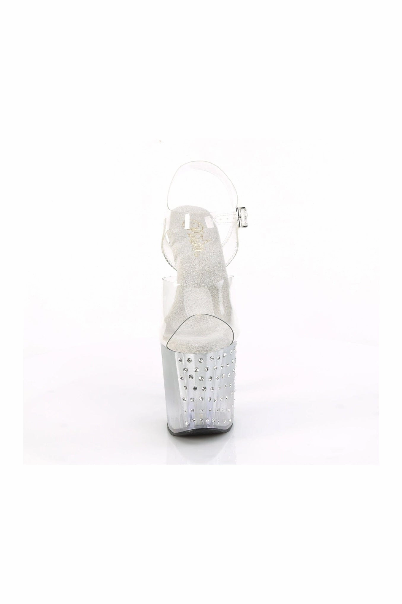 ENCHANT-708T-LT Clear Vinyl Sandal