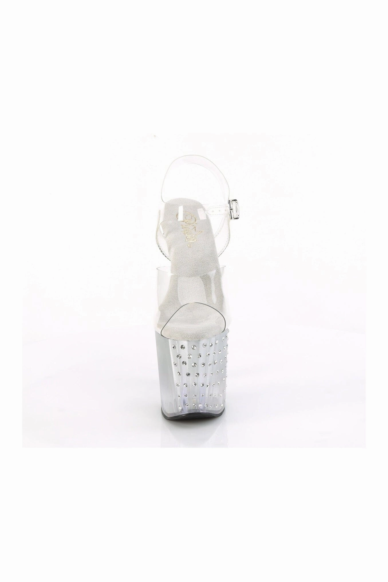 ENCHANT-708T-LT Clear Vinyl Sandal
