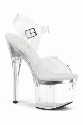 ESTEEM-708 Clear Vinyl Sandal