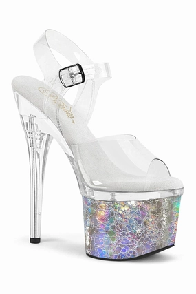 ESTEEM-708CK Clear Vinyl Sandal