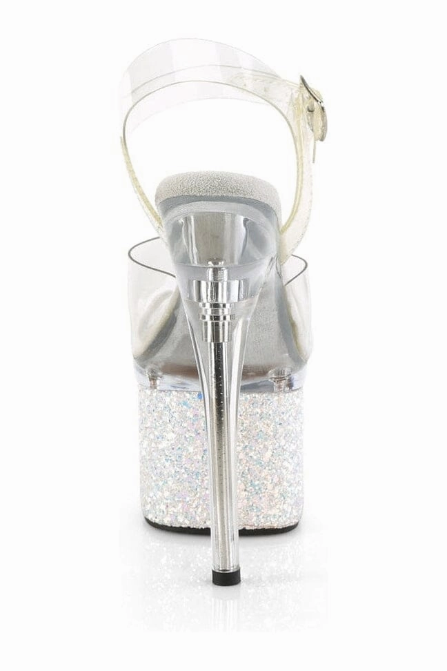 ESTEEM-708LG Clear Vinyl Sandal