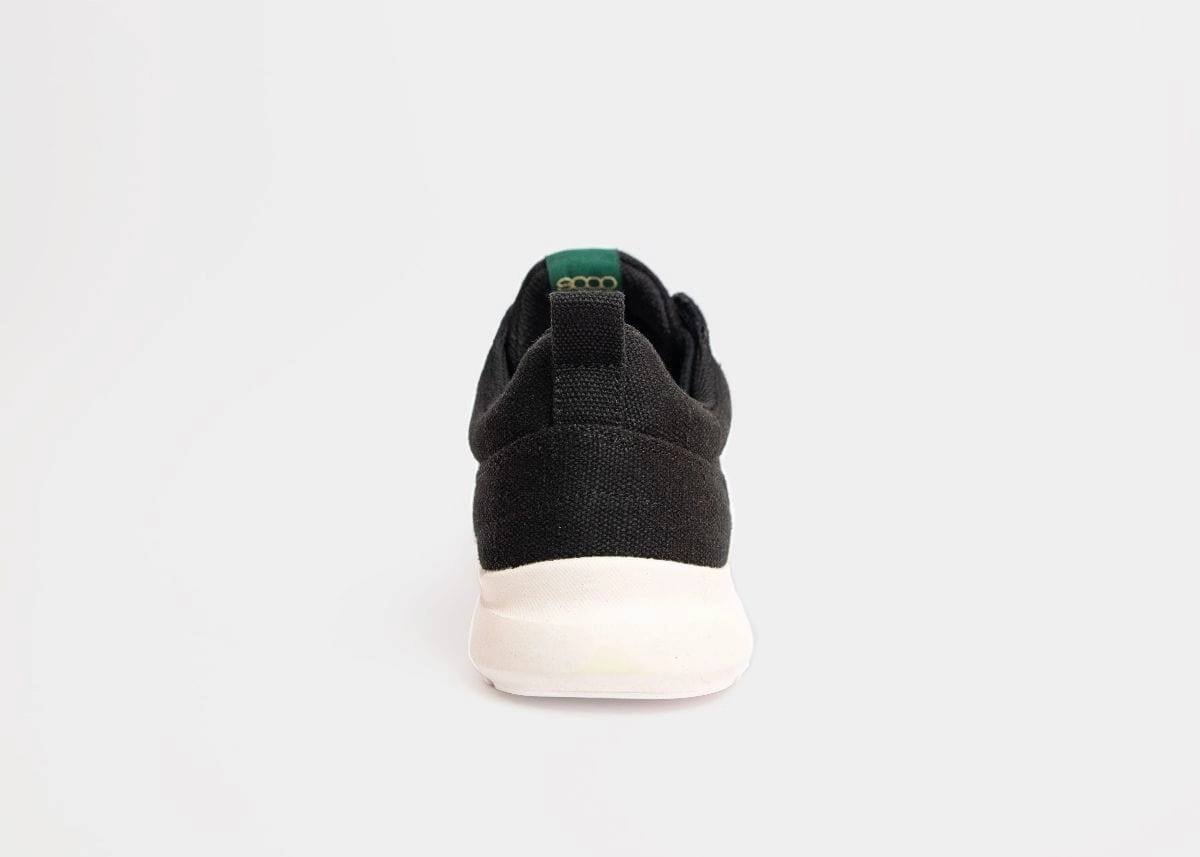 Explorer V2 Men's Vegan Hemp Trainers | Black & White