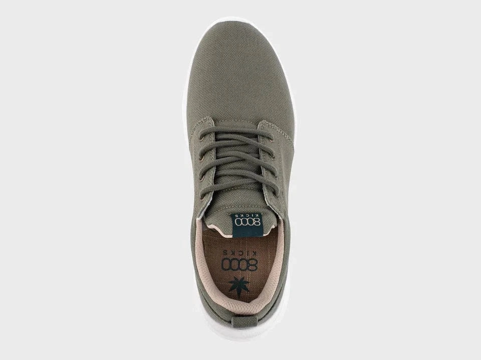 Explorer V2 Men's Vegan Hemp Trainers | Dark Green