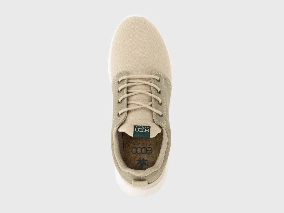 Explorer V2 Women's Vegan Hemp Sneakers | Beige & Green