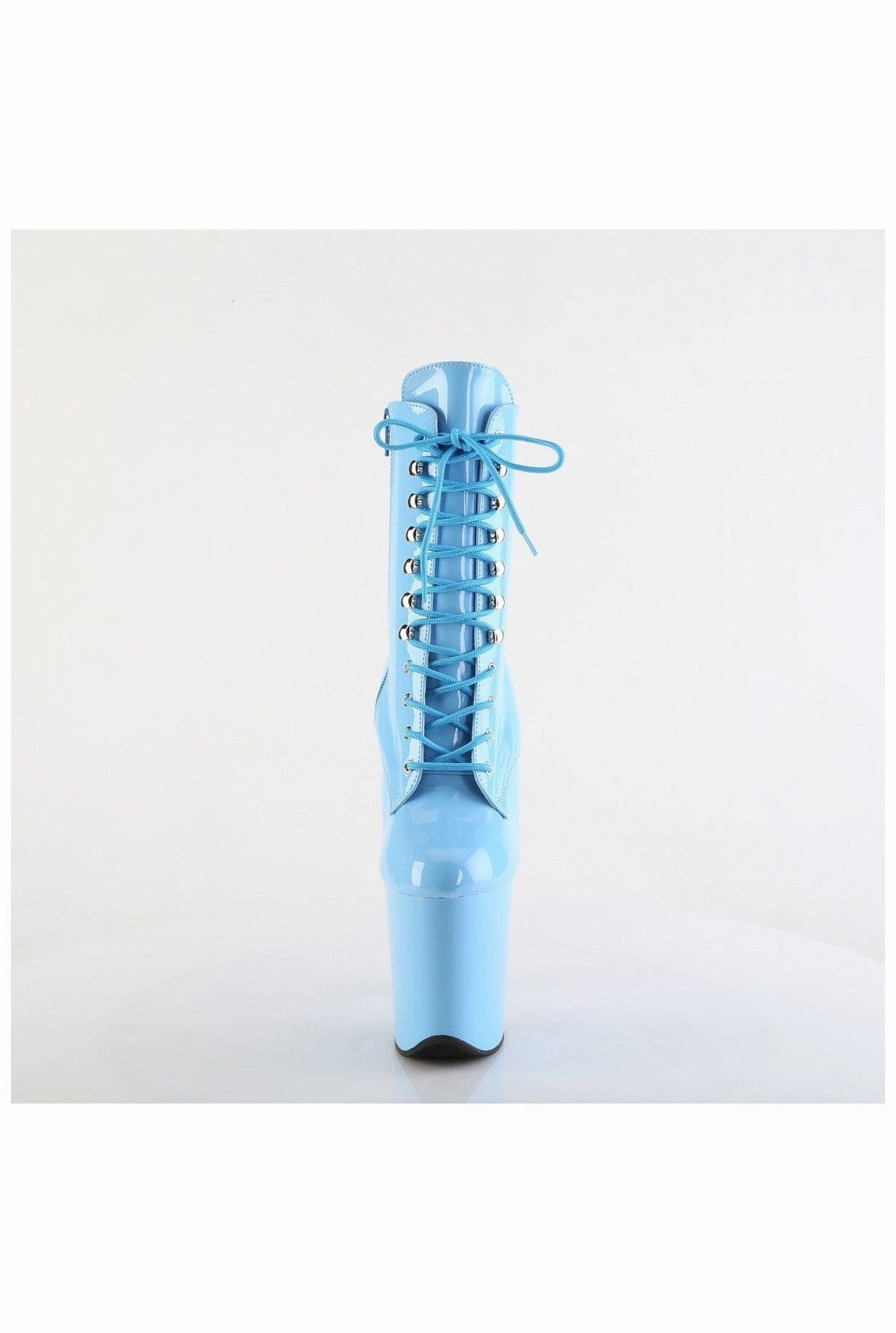 FLAMINGO-1020 Blue Patent Ankle Boot