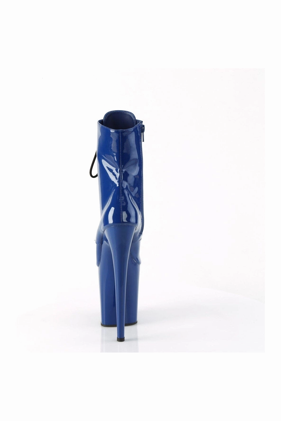 FLAMINGO-1020 Blue Patent Ankle Boot