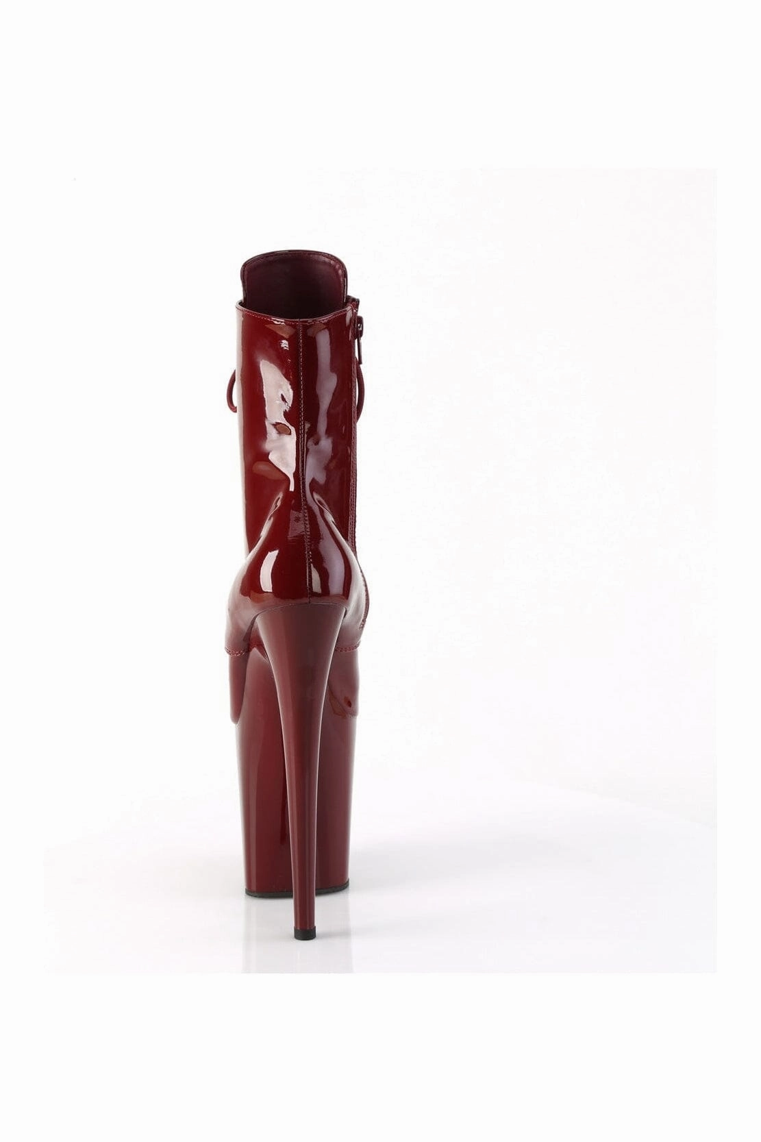 FLAMINGO-1020 Burgundy Patent Ankle Boot