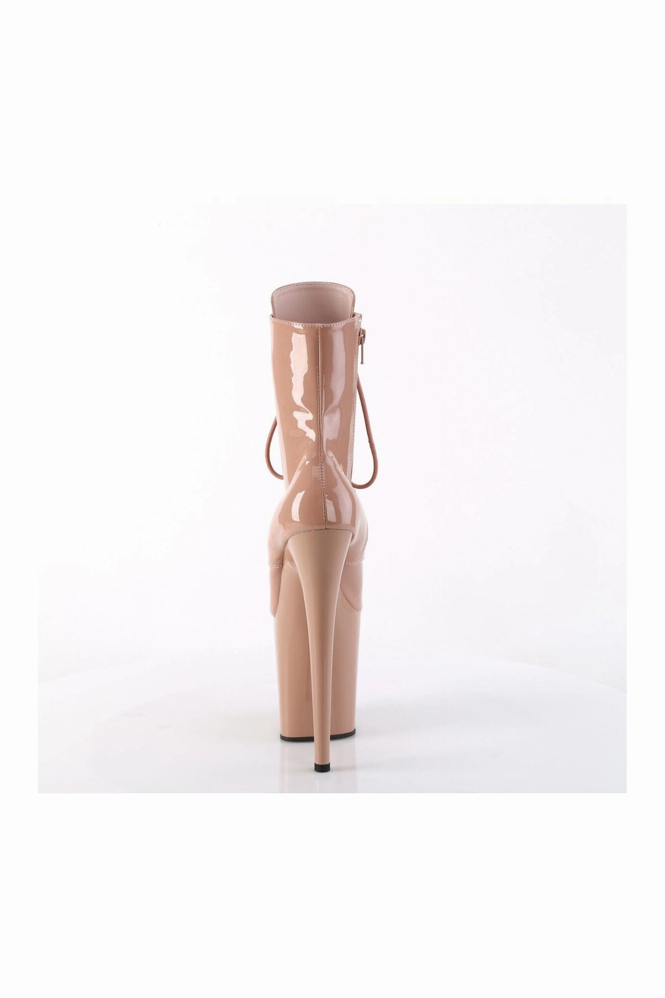 FLAMINGO-1020 Rose Gold Patent Ankle Boot