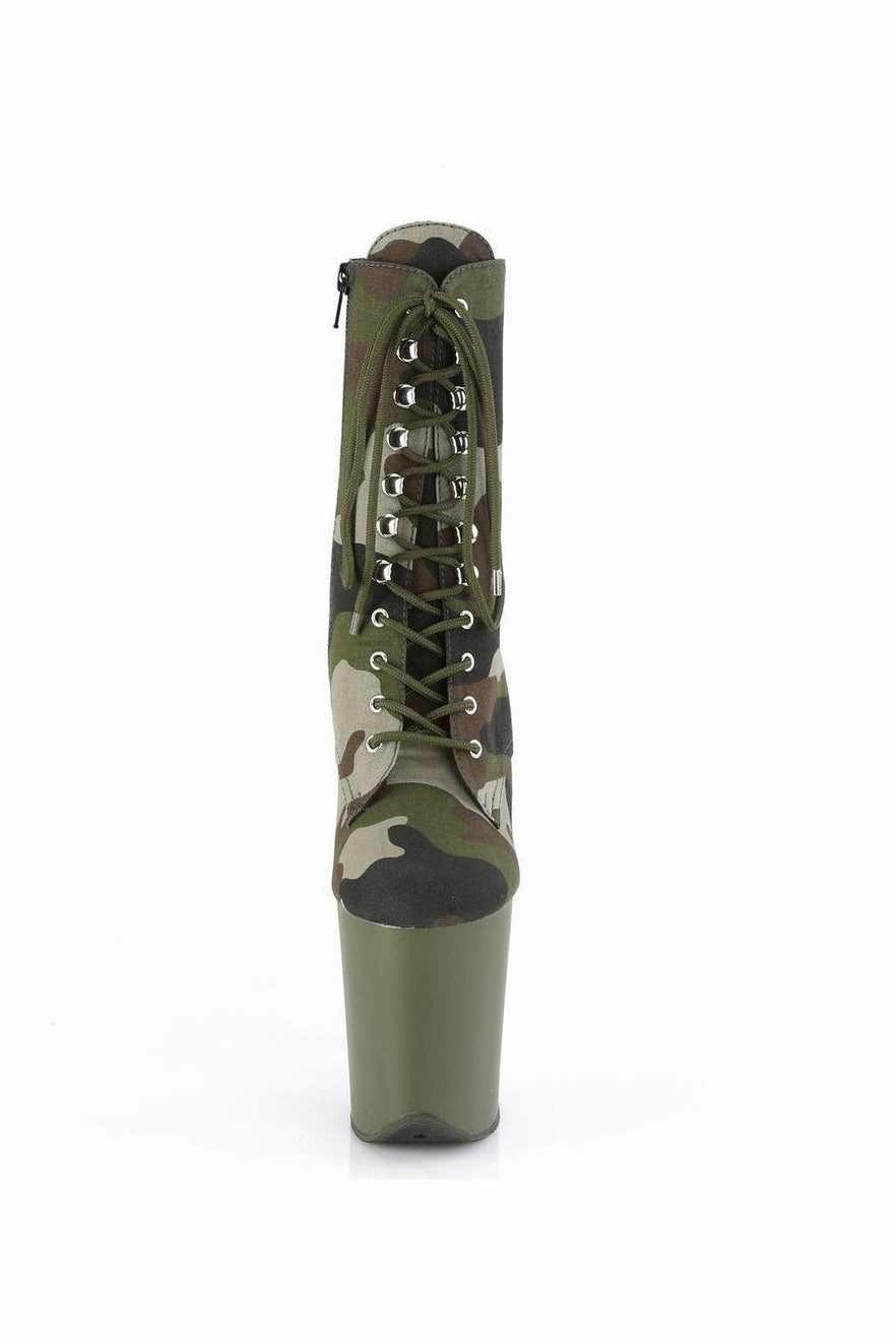 FLAMINGO-1020CAMO Exotic Boot | Kahki Fabric