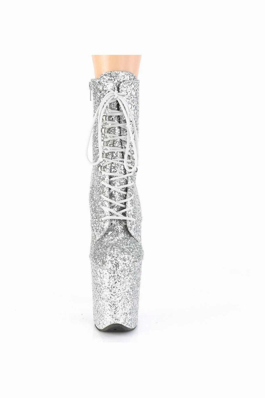 FLAMINGO-1020GWR Ankle Boot | Silver Glitter