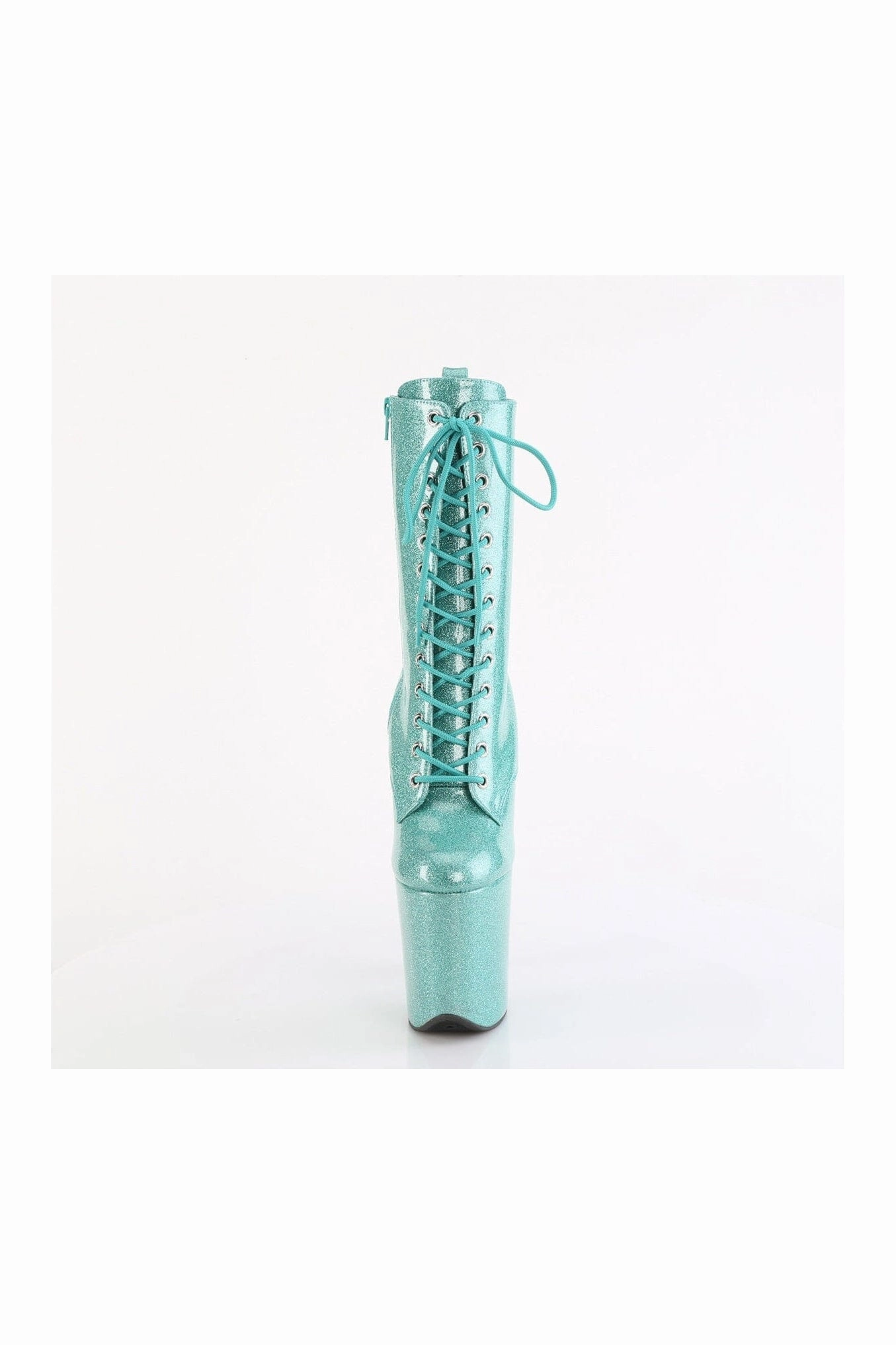 FLAMINGO-1040GP Turquoise Patent Ankle Boot
