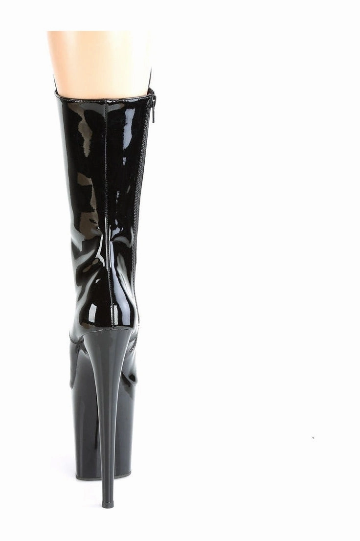 FLAMINGO-1050 Exotic Boot | Black Patent