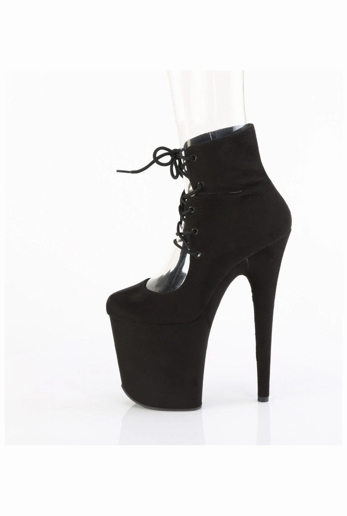 FLAMINGO-800-22 Black Fabric Ankle Boot