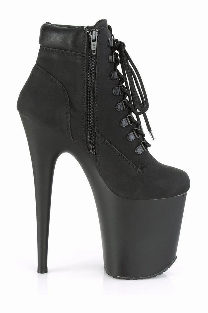 FLAMINGO-800TL-02 Exotic Boot | Black Faux Leather