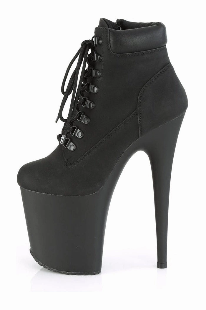 FLAMINGO-800TL-02 Exotic Boot | Black Faux Leather