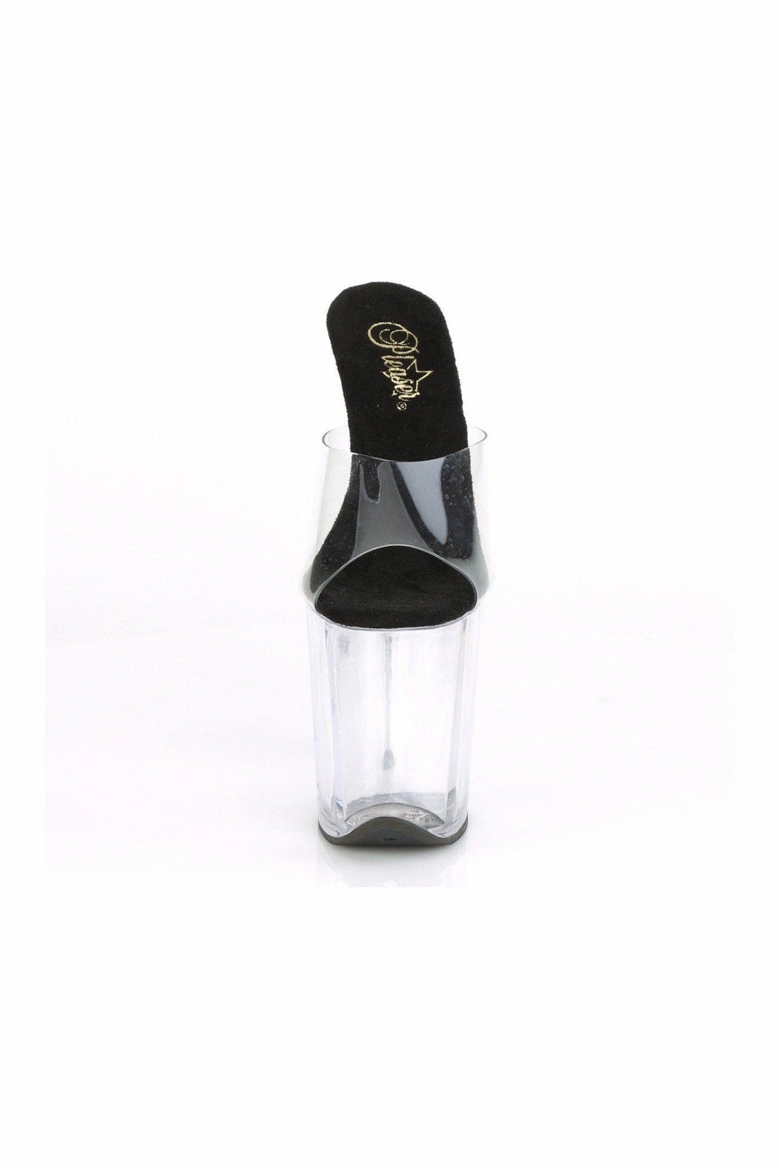 FLAMINGO-801 Exotic Slide | Black Faux Leather